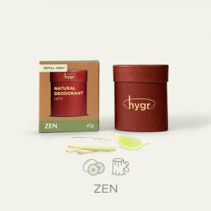 HYGR NATURAL DEODORANT ZEN (REFILL) 40G