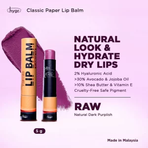 HYGR NATURAL TINTED LIP BALM NUDE RAW 5G